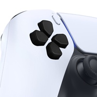 Boutons D-Pad SDP en plastique noir, touches directionnelles pour manette PS5 PS4