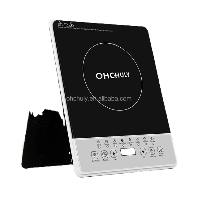 Best Selling Single Burner Ceramic Induction Cooker Electric Countertop Installation for Household Use Plastic Housing Dutch