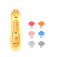 Perceuse à ongles portable rechargeable pour bébé avec batterie 250 mAh et vitesse de 0 à 6000 tr/min, 5 modes de fonctionnement, outil électrique pour le soin des ongles de bébé