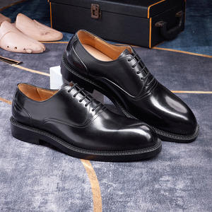 Zapatos de Tacón Alto con Cordones de Otoño Personalizados, de Cuero Pulido Brillante, de Piel de Vaca Genuina Repujada, Tacón de Bloque, Ligeros y de Suela Gruesa - Product Image 2