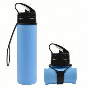Custom Logo Silicone Collapsible Leak-Proof Large Capacity Travel Mug - Product Image 1