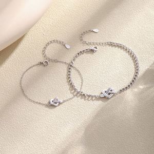 Dylam New Trending Wholesale Heart Shape <b>Men</b> Women <b>Bracelet</b> Unisex Natural <b>Beads</b> 925 Sterling Silver Couople <b>Bracelet</b> - Product Image 4