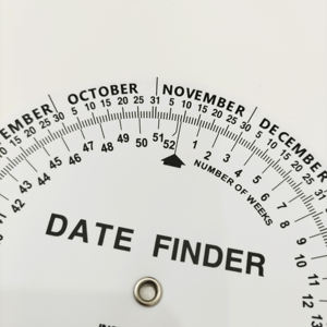 Bilancia Girevole Ostetrica per Uso Medico, Calcolatore BMI Rotondo in Plastica, Piastra per Calcolo Data di Parto, Piastra per Gravidanza - Product Image 3