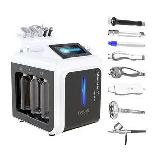 Portable 10 en 1 hydra peeling hydro oxigen machine faciale machine de microdermabrasion de l'eau