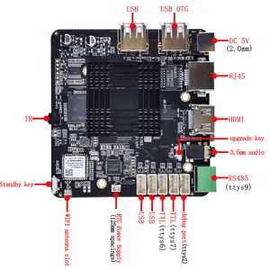 Hiệu suất cao cánh tay G52 2ee Quad <span class=keywords><strong>Core</strong></span> Bộ vi xử lý rk3566 Android Bo mạch chủ với 2GB RAM cho Slim thiết bị đầu cuối thiết bị - Product Image 2