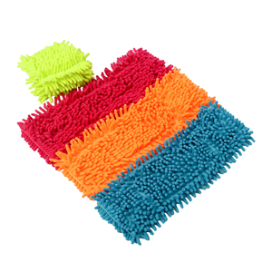 Produit d'usage quotidien Vadrouille à poussière plate en chenille en microfibre absorbant l'eau du fabricant chinois avec manche télescopique - Product Image 5