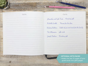 Foglie di tè verde forniture funebri registro commemorativo libro funebre Guest Book per il servizio funebre - Product Image 4