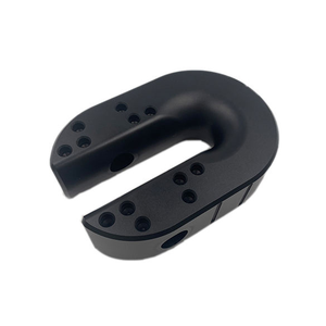 Kit de Soporte de Cubierta Tipo U de Aluminio Negro Mate para Robot Colaborativo de 3/4/5 Ejes, Piezas OEM, Prototipo Personalizado, Mecanizado CNC - Product Image 4