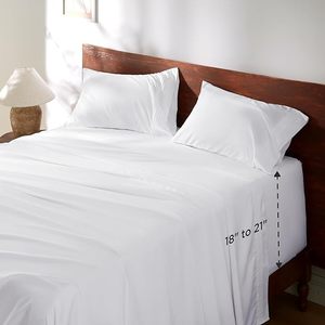 Fournitures pour hôtels Drap <span class=keywords><strong>de</strong></span> <span class=keywords><strong>lit</strong></span> <span class=keywords><strong>One</strong></span> Stop Vente en gros Draps d'hôtel brodés en <span class=keywords><strong>coton</strong></span> <span class=keywords><strong>de</strong></span> luxe personnalisés Linge <span class=keywords><strong>de</strong></span> <span class=keywords><strong>lit</strong></span> blanc - Product Image 4