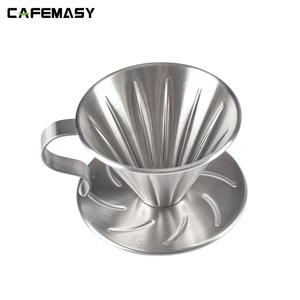 Barista Tools Stainless Steel Coffee Filter Coffee <strong>Dripper</strong> High Quality Pour Over Coffee <strong>Dripper</strong> Reusable Kitchen Tools for <strong>V60</strong> - Product Image 3