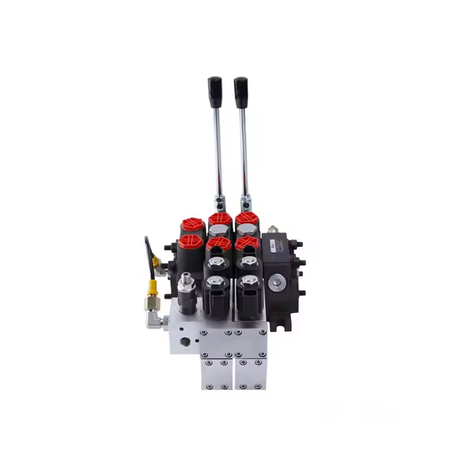 DCV100-1-8 Sectional Hydraulic Directional Control Valve 350Bar High Pressure Electro Hydraulic Multi-way Valve