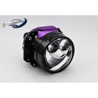 Module de rétrofit de lentille de phare de projecteur LED double direct mini 2,5 pouces 6000K 12V