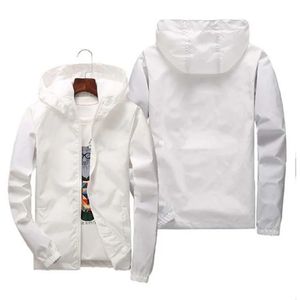 Blouson d'aviateur imperméable en toile à col montant veste de sport personnalisée pour hommes J0156 - Product Image 3