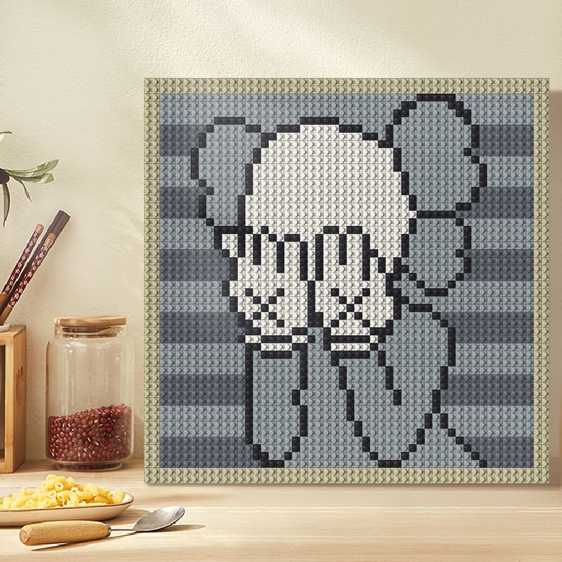 Pixel Art DIY Home Decor Mosaic Puzzle - 48X48 Dots Bricks 1x1