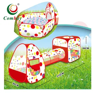 Tenda per bambini in nylon per bambini giocattolo per bambini con tunnel