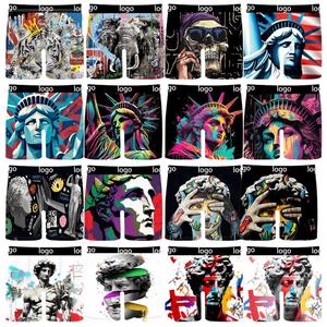 Calzoncillos Boxer Cortos para Hombre, Diseño Nuevo, Precio Atractivo, Ropa Interior Sexy con Estampado de <span class=keywords><strong>Anime</strong></span> - Product Image 6