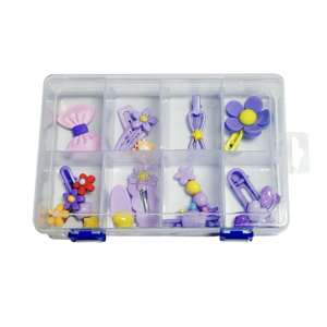 Divisores de alta calidad joyería transparente mini cajas de embalaje de plástico - Product Image 6