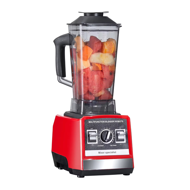 Hot Sale Kitchen Multifunction 2 in 1 Stainless Steel 5 Speeds Fresh Juicer Blender Mixer Mixeur Silver Crest Electric Household