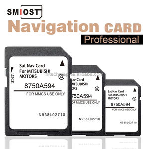 Navegador GPS SMIOST para <span class=keywords><strong>Mitsubishi</strong></span> ASX Outlander, Software de Navegación para Automóvil, Tarjeta CID, Tarjeta SD, Europa A594, 16 GB - Product Image 5