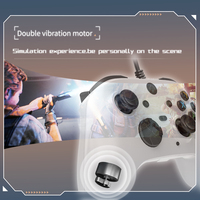 TGZ T-A102L Controlador de Juegos con Cable 6 en 1 de Alta Calidad para P3, Android, PC, 360, TV Box, Raspberry Pi