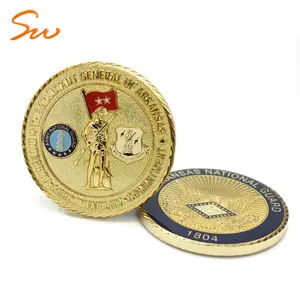 Сувенирная монета большого размера с медным покрытием