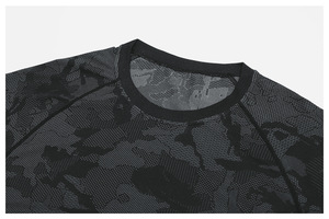 Ropa Deportiva Personalizada para Hombre, Camiseta de Entrenamiento, Cuello Redondo, Corte Ajustado, Ropa Deportiva para Gimnasio - Product Image 6