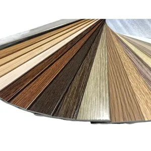 Guanhai factory faux wood PS material (polystyrene) slat replacing PVC & wood blinds for Window roman shutter/shades