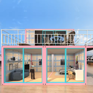 Casa Contenedor Plegable Portátil Prefabricada de Hormigón Rápido Dongji, Casa de Acero de Estilo Industrial para Uso en <span class=keywords><strong>Hoteles</strong></span> y Hogares, Económica - Product Image 4
