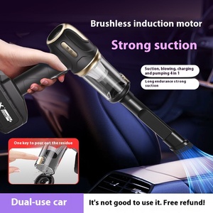Aspirateur multi-usages sans fil à <span class=keywords><strong>super</strong></span> puissance d'aspiration 21kpa, moteur sans balais, batterie amovible, double usage pour la voiture et la maison - Product Image 2