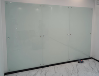 Tableaux blancs en émail à fixation murale pour postes de travail pédagogiques, tableaux blancs magnétiques en verre trempé, mobilier scolaire - Commande en gros