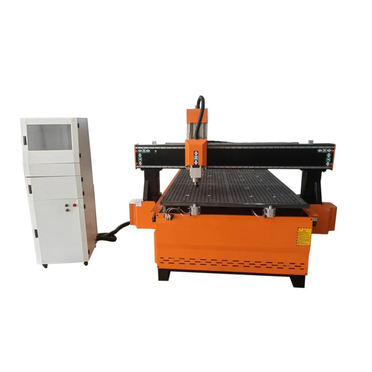 4.5kw mesa de vácuo do eixo de ar, ajuste manual, cilindro, máquina roteadora cnc para peças de roteador cnc de madeira