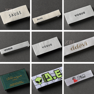 Garment Woven Clothing <strong>Label</strong> Custom Brand Garment Woven Fabric <strong>Label</strong> for Clothing Brand - Product Image 4