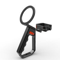 Pegangan Kamera Aksi Dua Perangkat dengan Penyangga Ponsel MagSafe untuk DJI Osmo Pocket 3 4 GoPro Insta360 Pegangan Tangan Kamera dari Paduan Aluminium