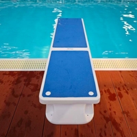 Hochwertiges Rutschfestes Verstärktes Glasfaser-Sprungbrett Lange Platte für Schwimmbäder