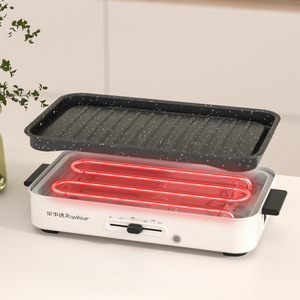 Royalstar Electric Grill And Hot Pot Combo 3L Non Stick With PTFE Coating For Indoor Cooking - Product Image 1