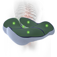 Haute qualité Coccyx orthopédique U forme siège coussin mémoire mousse Gel ergonomique chaise coussinets fesses soutien bureau coussins douleur