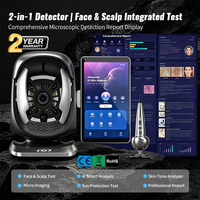 Analyseur de peau intelligent de bureau X3pro 2026, dernière version, avec analyse faciale, WiFi, détecteur portable ABS, certifié CE