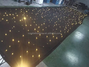 Tenda Luminosa a LED Effetto Cielo Stellato per Sale Matrimoni e Hotel, Sfondo in Tessuto Galassia per Palcoscenico - Product Image 5