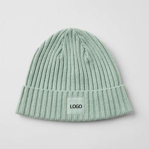 Chapeau en satin de soie à logo personnalisé OEM de haute qualité, tricoté, design d'hiver, souple - Product Image 4