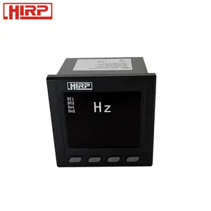 RPS657F-9X4 Eenfase Drie Fase Frequentie Hertz Zwart Digitale Panel Led Meter