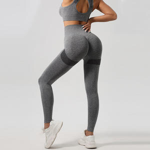 Leggings Sportivi da Donna Produttore di Abbigliamento da <span class=keywords><strong>Palestra</strong></span> a Vita Alta Traspiranti per Allenamento Fitness e Ciclismo - Product Image 5