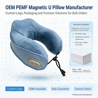 Oreiller ergonomique en mousse à mémoire de forme avec fonction chauffante, soutien électromagnétique relaxant, certifié CE