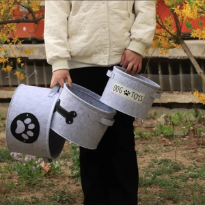 Home Storage Wholesale Add Logo Color Choose Felt Mold <b>Bin</b> Home Storage Organizer - Product Image 2