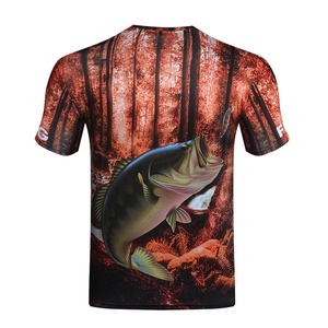 เสื้อเชิ้ต UPF 50 แขนสั้น แห้งเร็ว สำหรับตกปลา เดินป่า - Product Image 2