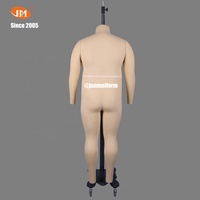Junmei 20 ans de personnalisation professionnelle vêtements pour hommes grande taille mannequin recouvert de toile en fibre de verre drapé