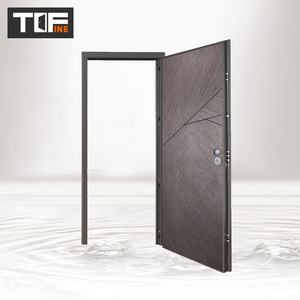 Porte extérieure en acier de sécurité écologique de style italien approuvé CE à prix compétitif - Product Image 1