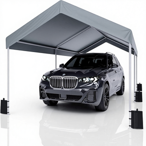 Tenda Carport Classica 3x6m con Telaio in Metallo, Resistente ai Raggi UV e Impermeabile, per Auto, SUV, Camion, Barca, <span class=keywords><strong>Garage</strong></span>, Riparo, Deposito, Prodotta in Cina - Product Image 1