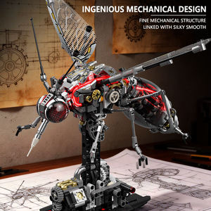 MJI 13104 Blocs de construction créatifs à assembler, modèle de moustique mécanique, jouet éducatif pour enfants, ensemble de blocs de construction, cadeau, vente en gros - Product Image 5