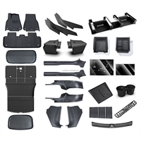 Kit Complet d'Accessoires Intérieurs de Luxe en TPU Premium pour Tesla Model Y/3 2021-2025 – Vente en Gros, Approvisionnement Centralisé