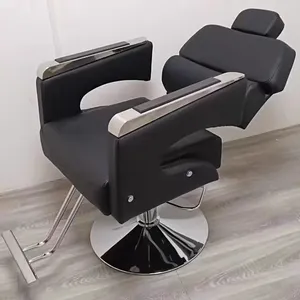 Sedia da <span class=keywords><strong>Parrucchiere</strong></span> Pieghevole JIYOU 2023, Modello Esclusivo <span class=keywords><strong>per</strong></span> Internet Celebrity, Regolabile in Altezza e Girevole - Product Image 3